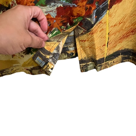 Jams World Artsy Impressionist Village Dress Size Medium - Picture 7 of 12